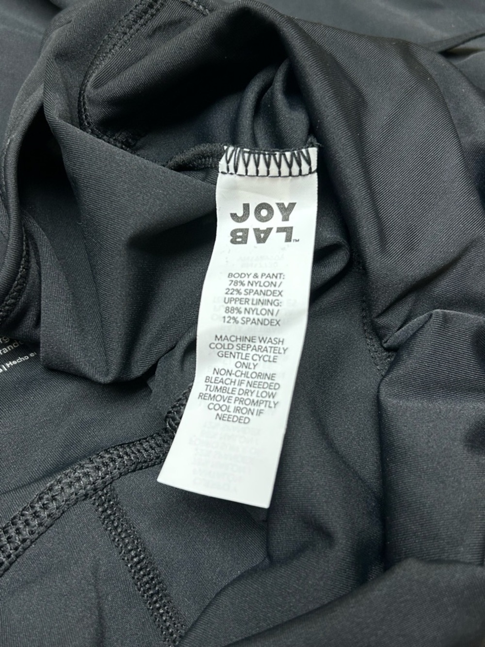 JoyLab Black Sleeveless Adjustable Straps Active Jumpsuit Women XL Stretch - Picture 6 of 9